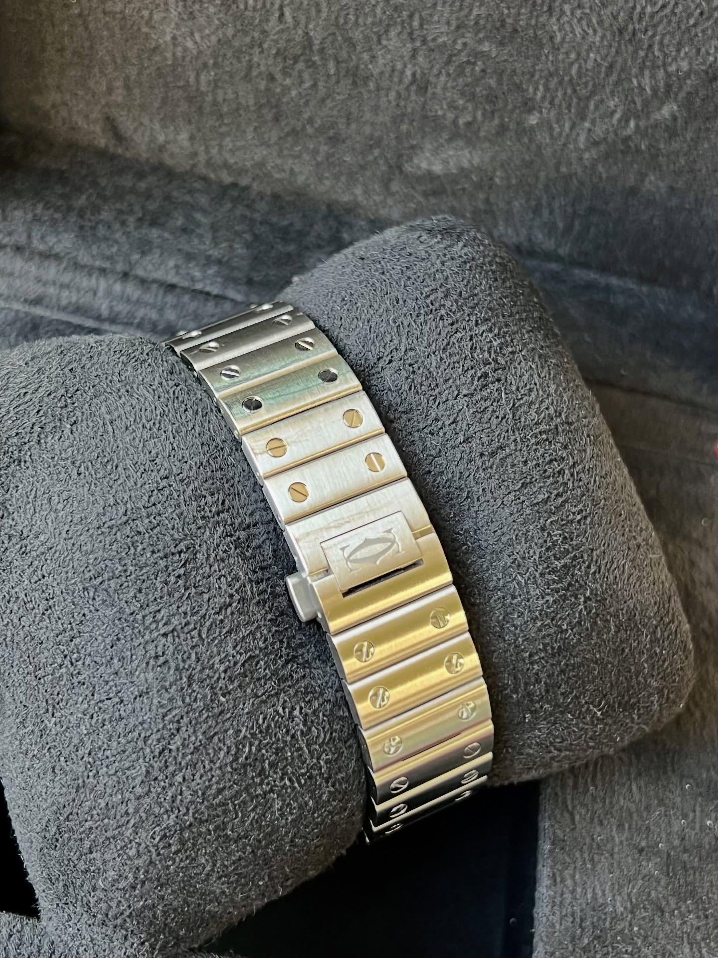 CARTIER SANTOS WHITE DIAL
