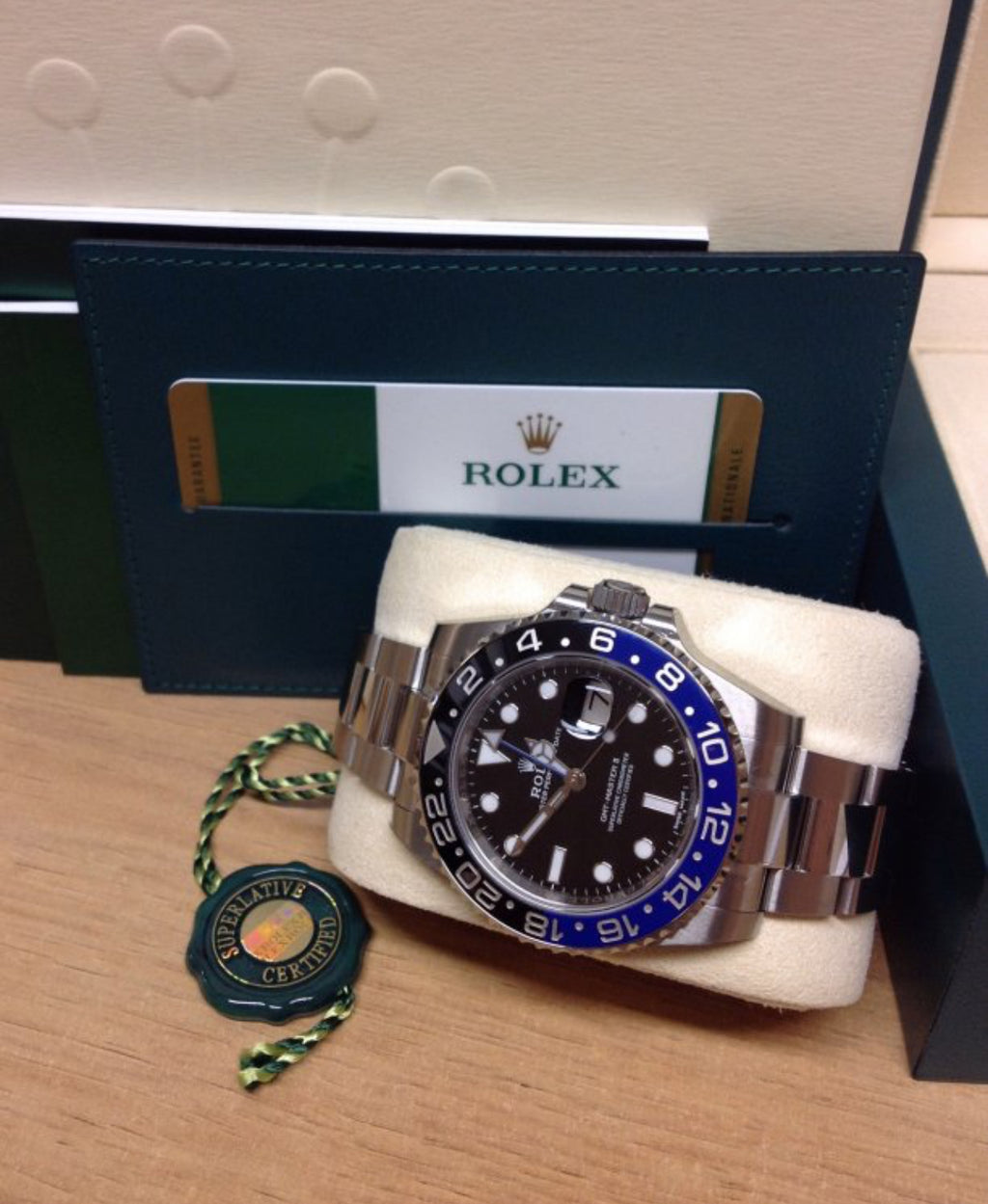 ROLEX GMT MASTER II BATMAN