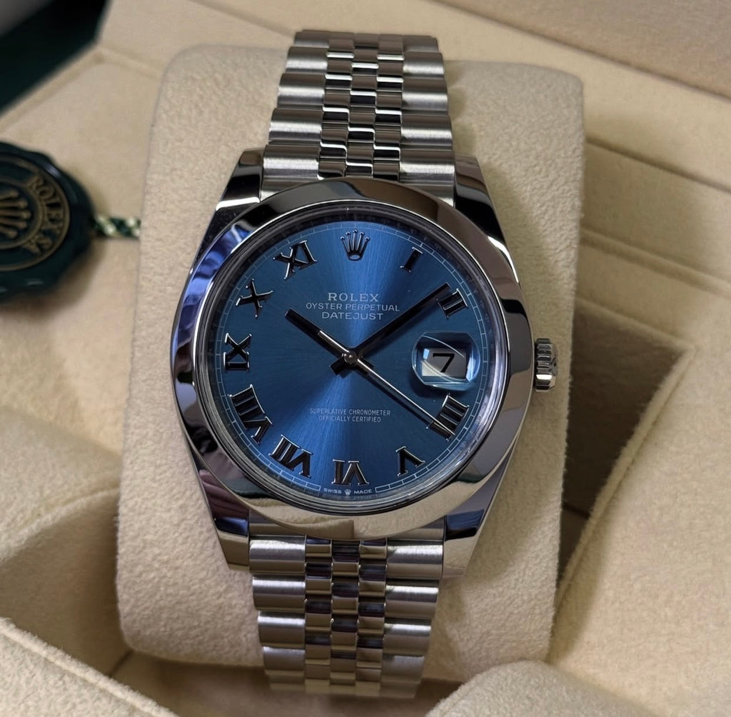 ROLEX DATEJUST JUBILEE OCEAN BLU ROMAN