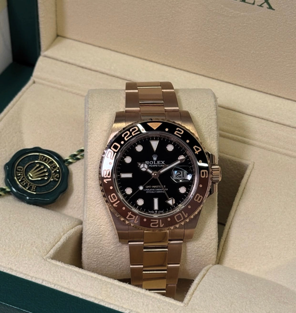 ROLEX GMT MASTER II "ROOT-BEER" ROSE'