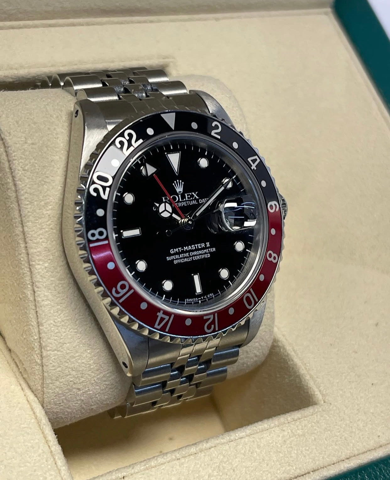 ROLEX GMT MASTER II COKE JUBILÈE