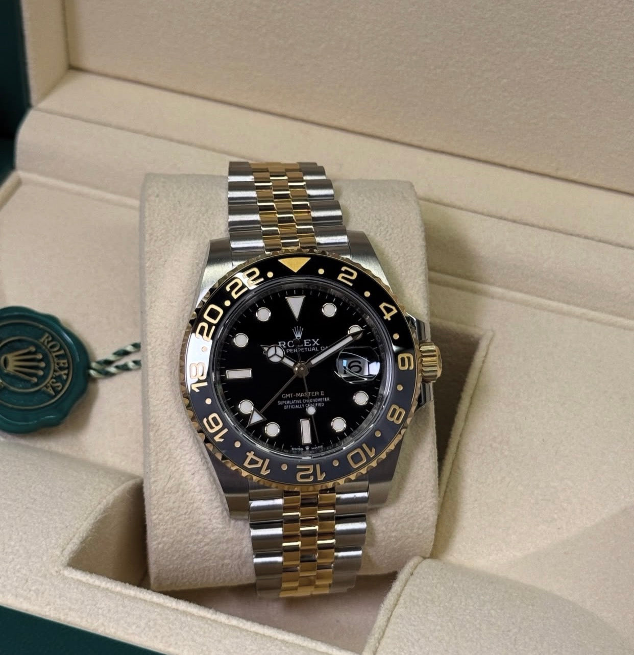 ROLEX GMT-MASTER II JUBILEE  ORO ACCIAIO