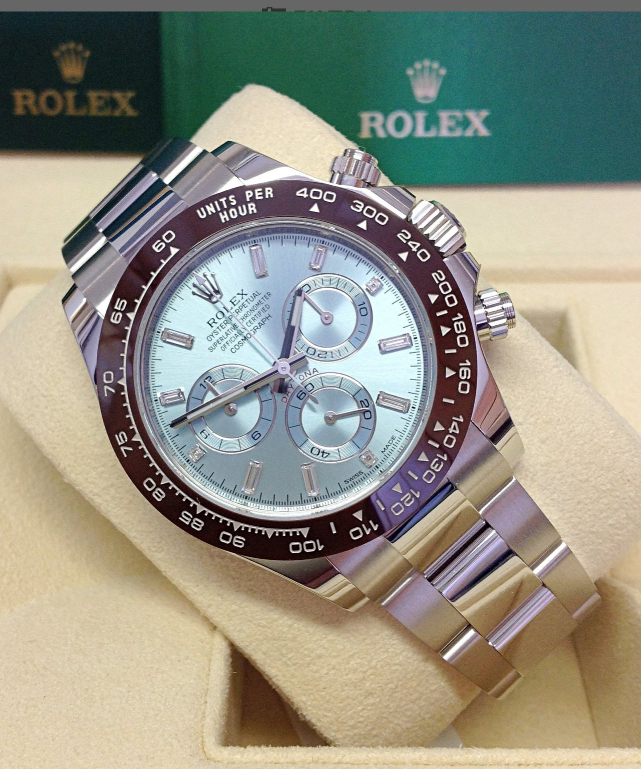 ROLEX DAYTONA PLATINUM “ICE BLUE”