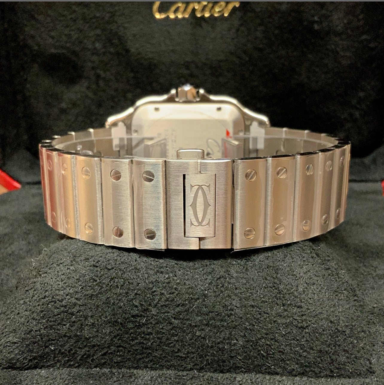 CARTIER SANTOS WHITE DIAL
