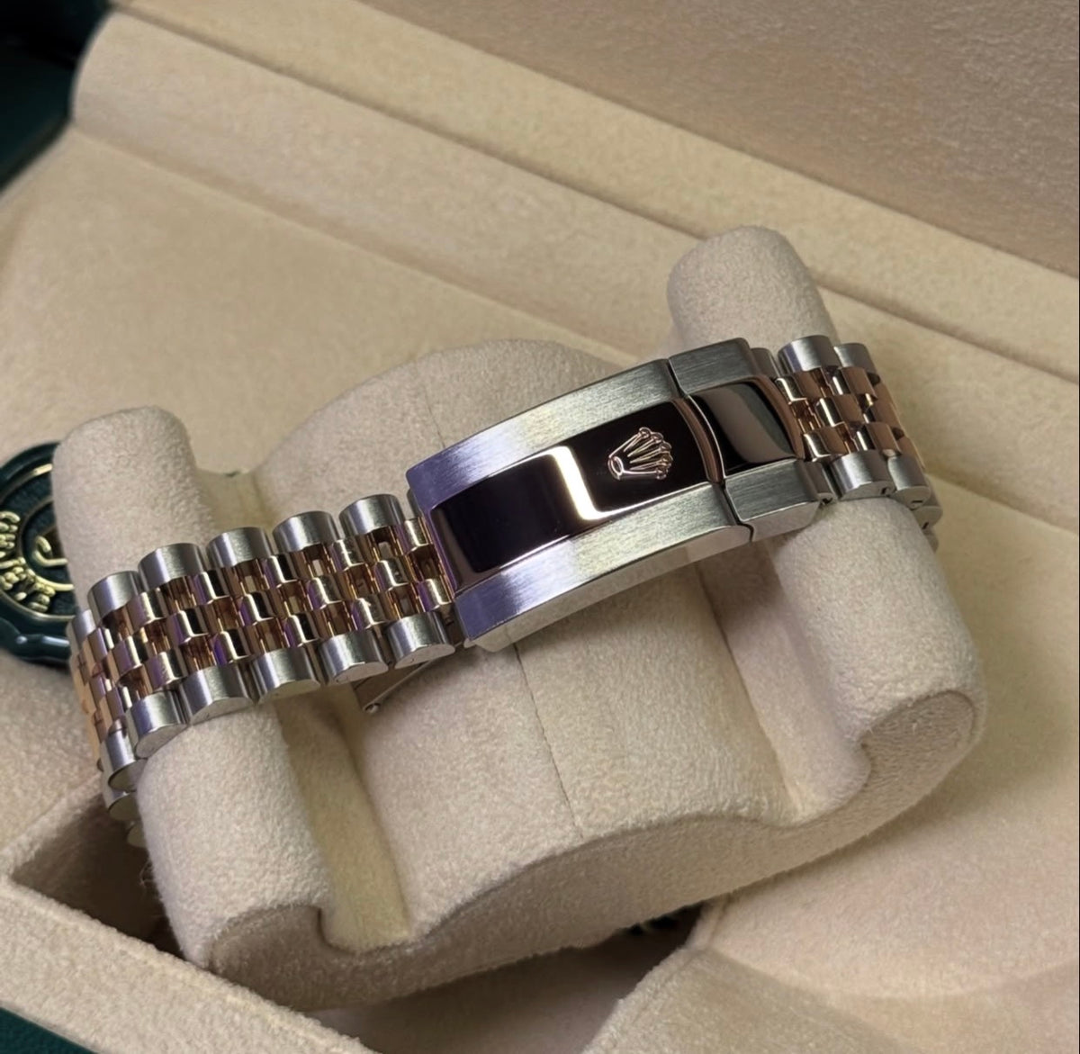 ROLEX DATEJUST JUBILEE SKYLAR GREY ROSE' GOLD