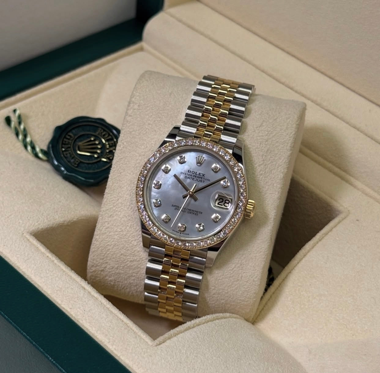ROLEX DATEJUST JUBILÈE DIAMOND ORO ACCIAIO