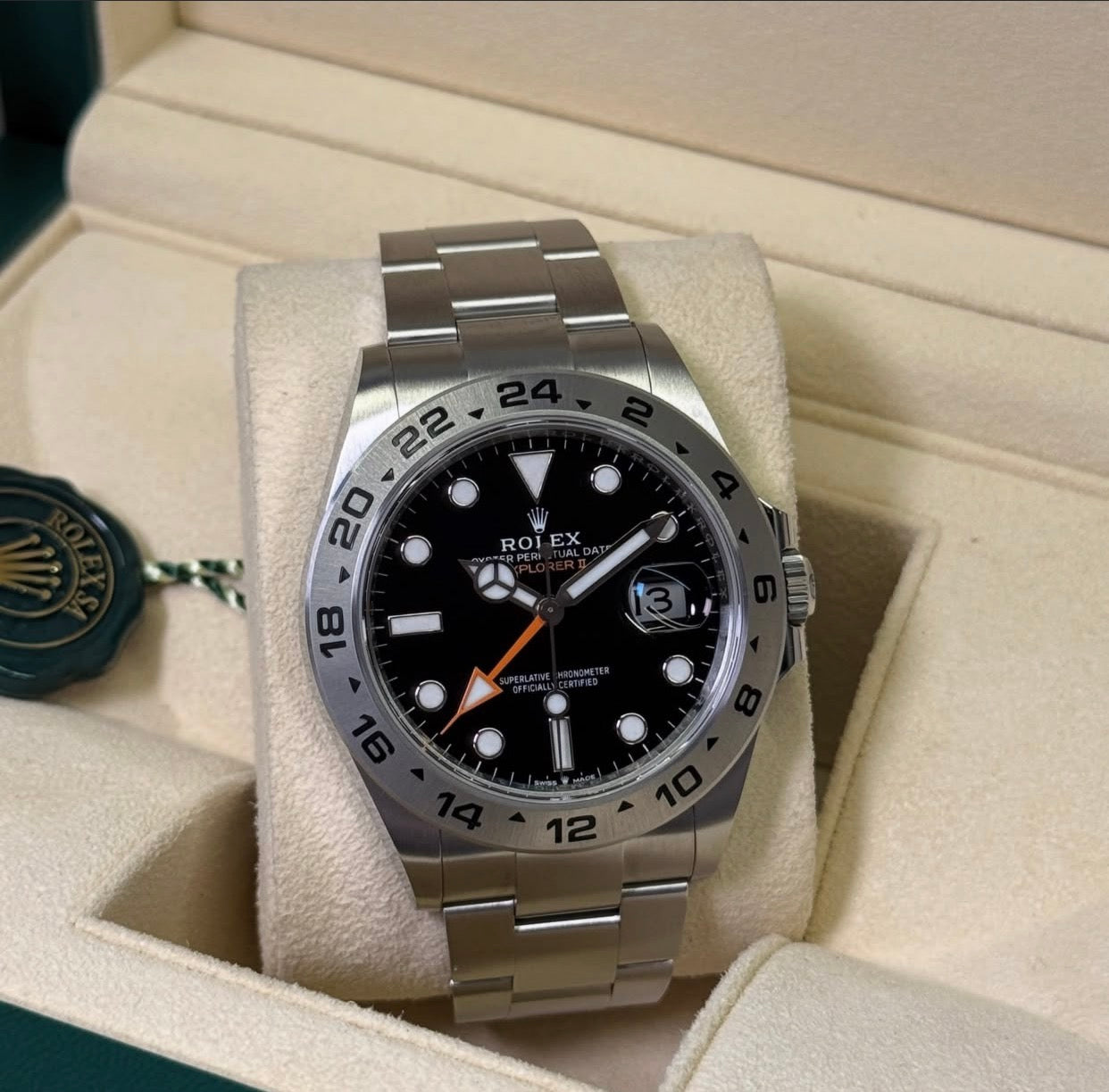 ROLEX EXPLORER II DATE BLACK