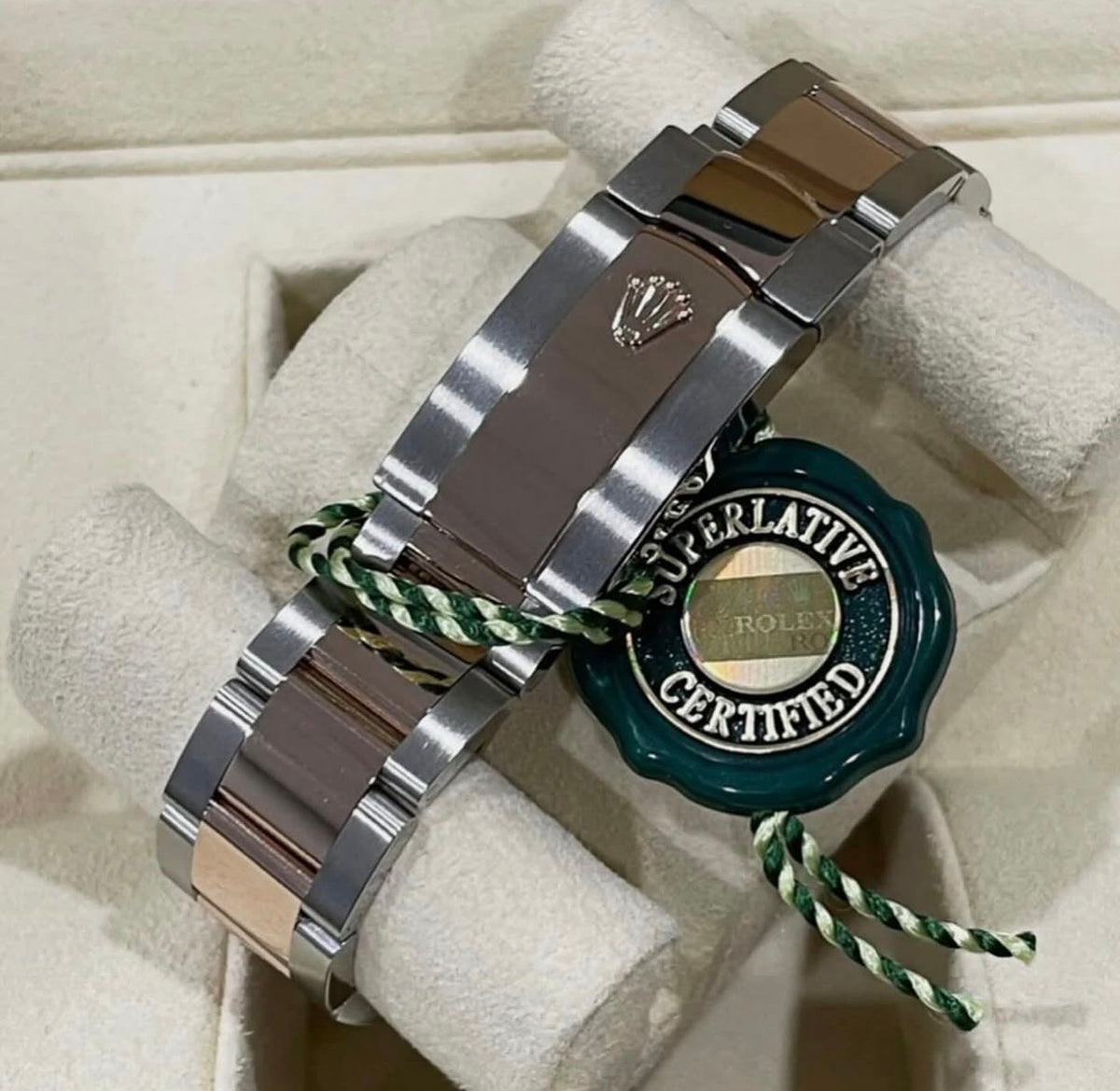 ROLEX DATEJUST OYSTER CHOCOLATE ROSE' GOLD