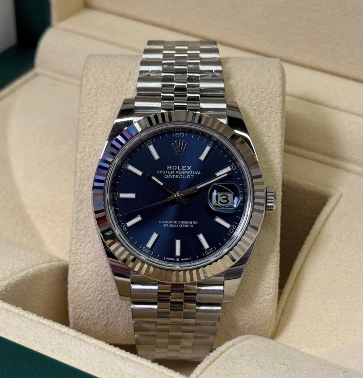 ROLEX DATEJUST JUBILEE OCEAN BLUE