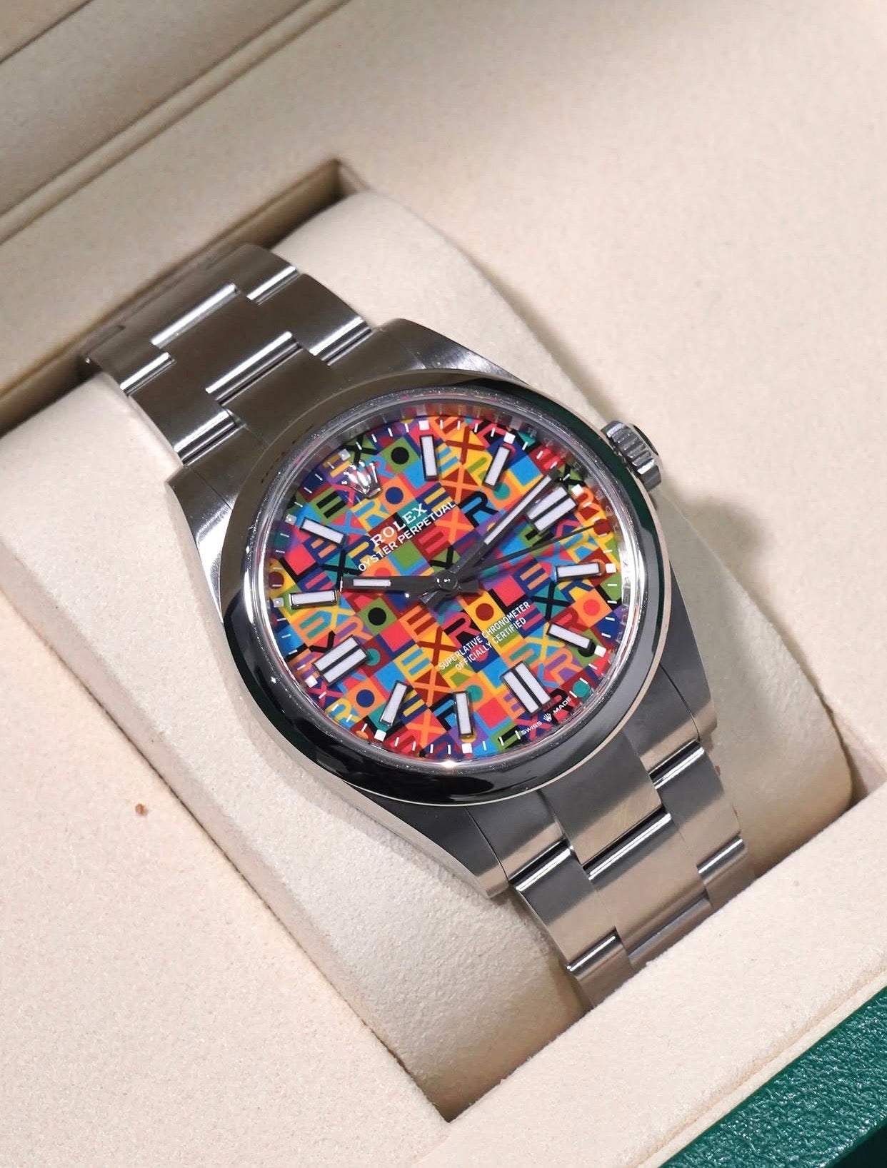 ROLEX OYSTER PERPETUAL MULTICOLOR