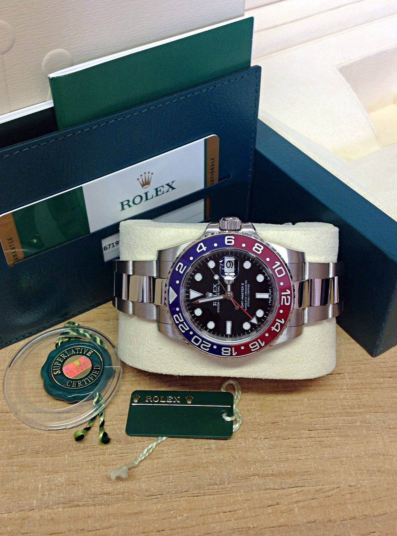 ROLEX GMT MASTER II PEPSI