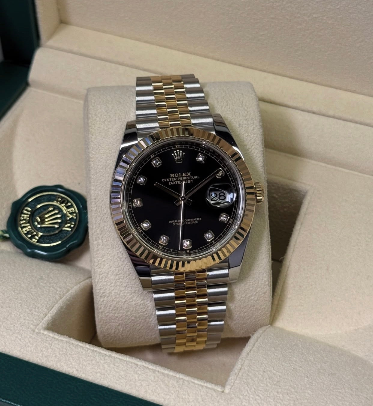 ROLEX DATEJUST JUBILEE BICOLOR DIAMOND