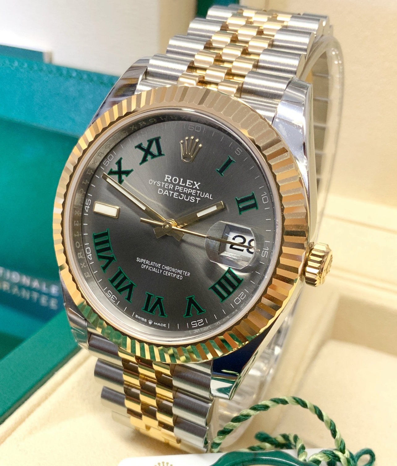ROLEX DATEJUST JUBILÈE WIMBLEDON "TWO TONE"