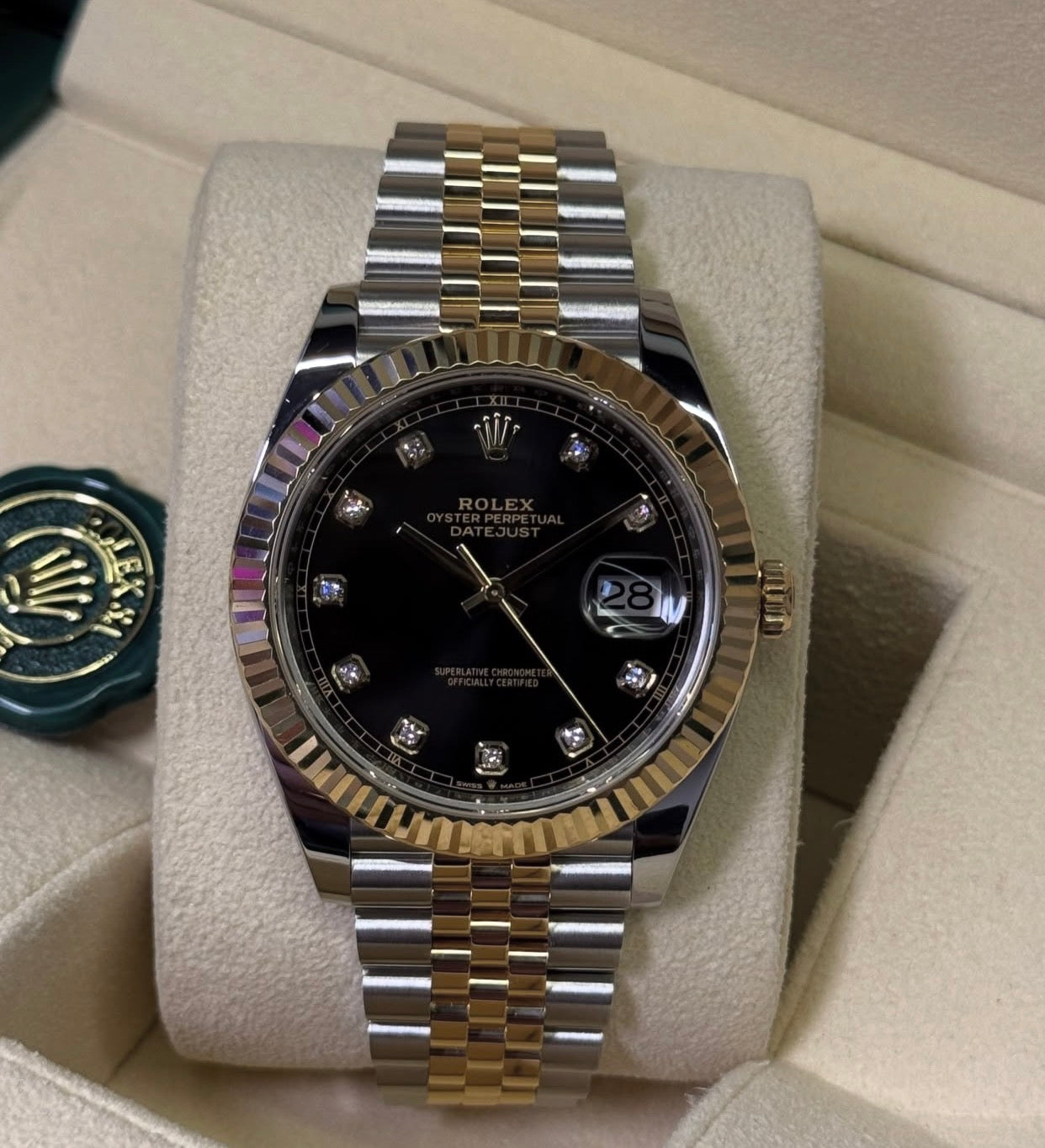 ROLEX DATEJUST JUBILEE BICOLOR DIAMOND