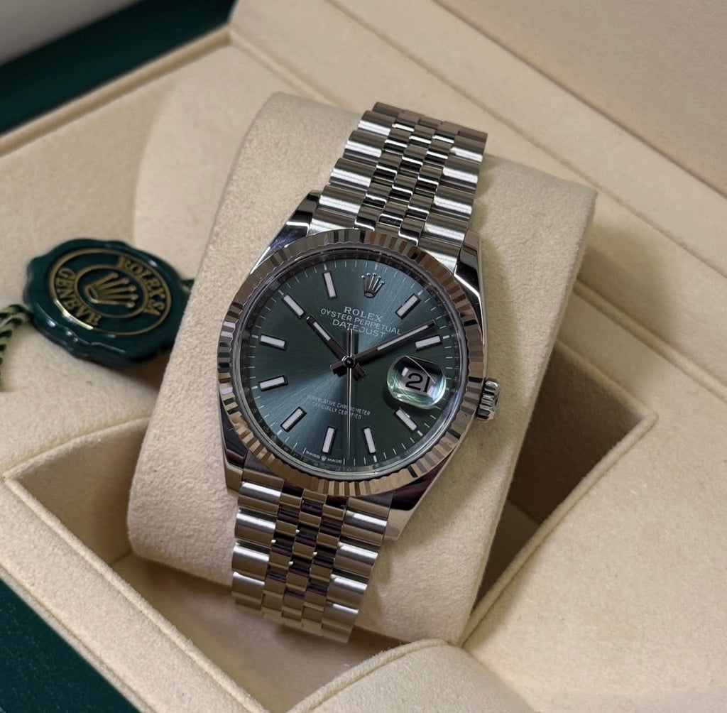 ROLEX DATEJUST JUBILÉE MINT GREEN