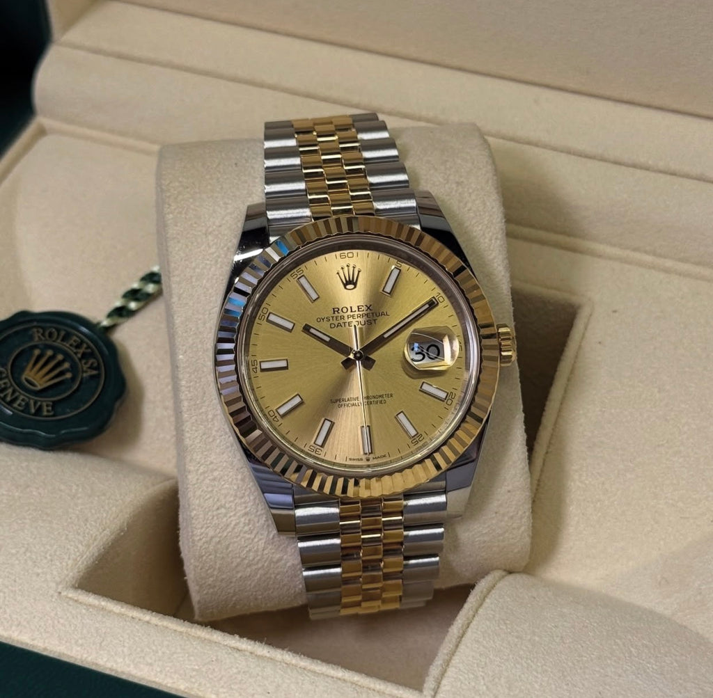 ROLEX DATEJUST JUBILEE CHAMPAGNE