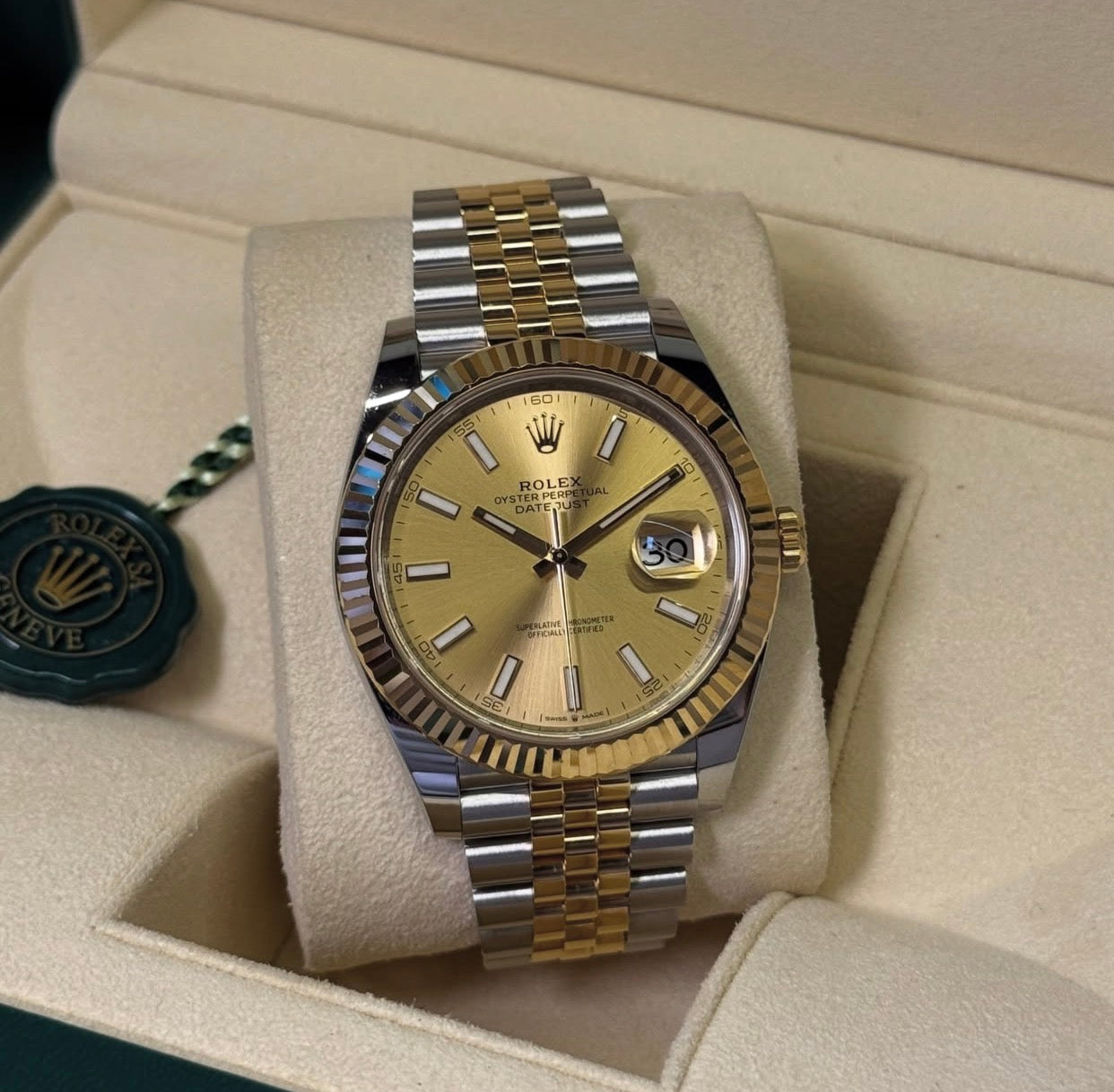ROLEX DATEJUST JUBILEE CHAMPAGNE
