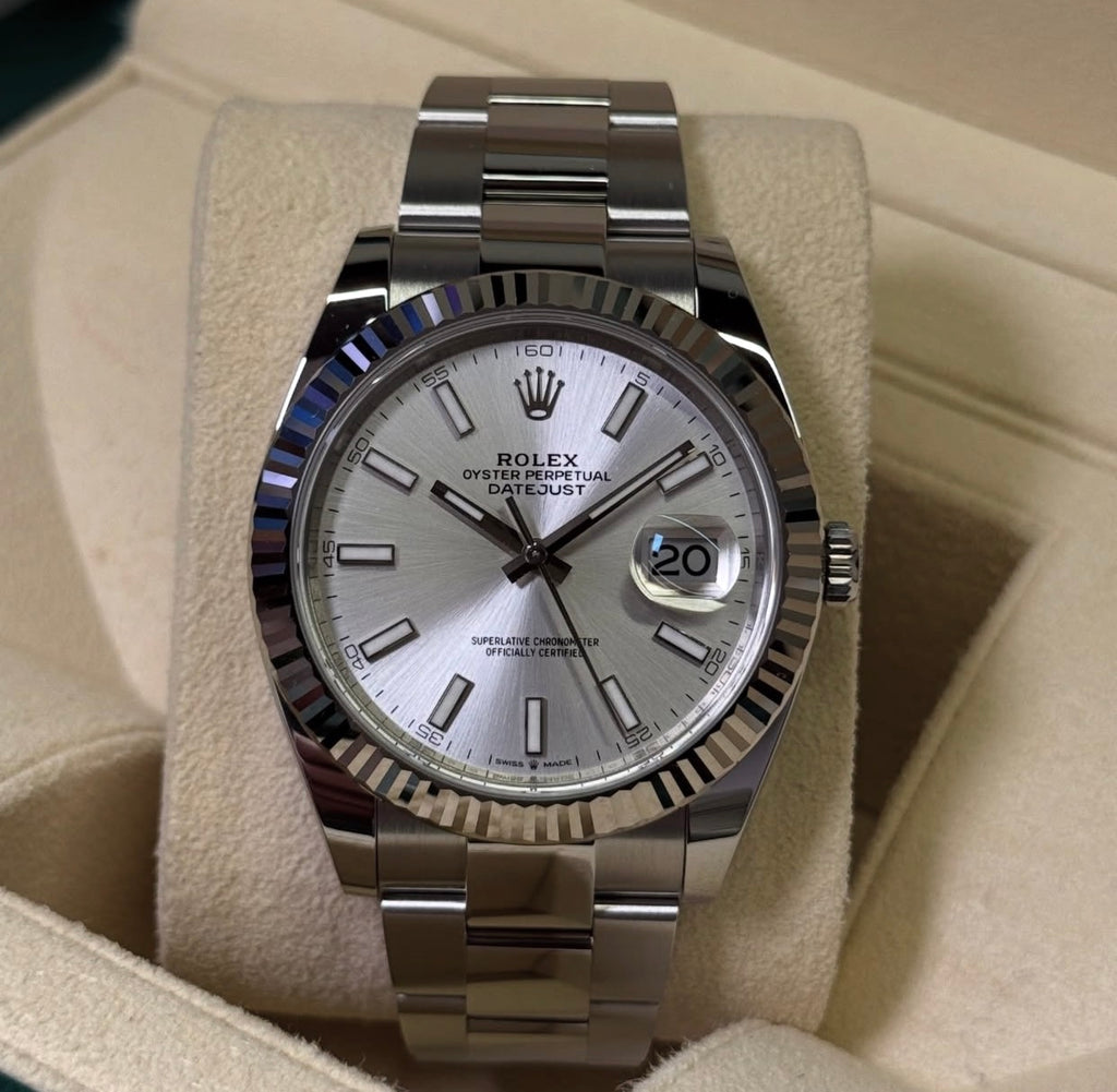 ROLEX DATEJUST OYSTER SILVER