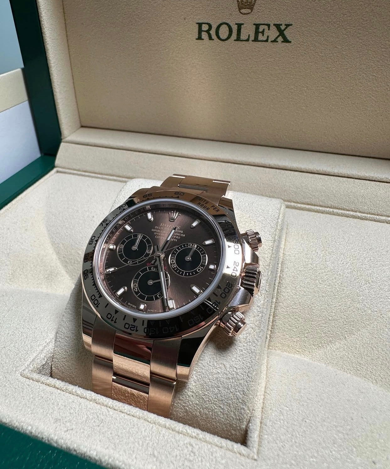 ROLEX DAYTONA EVEROSE GOLD CHOCOLATE