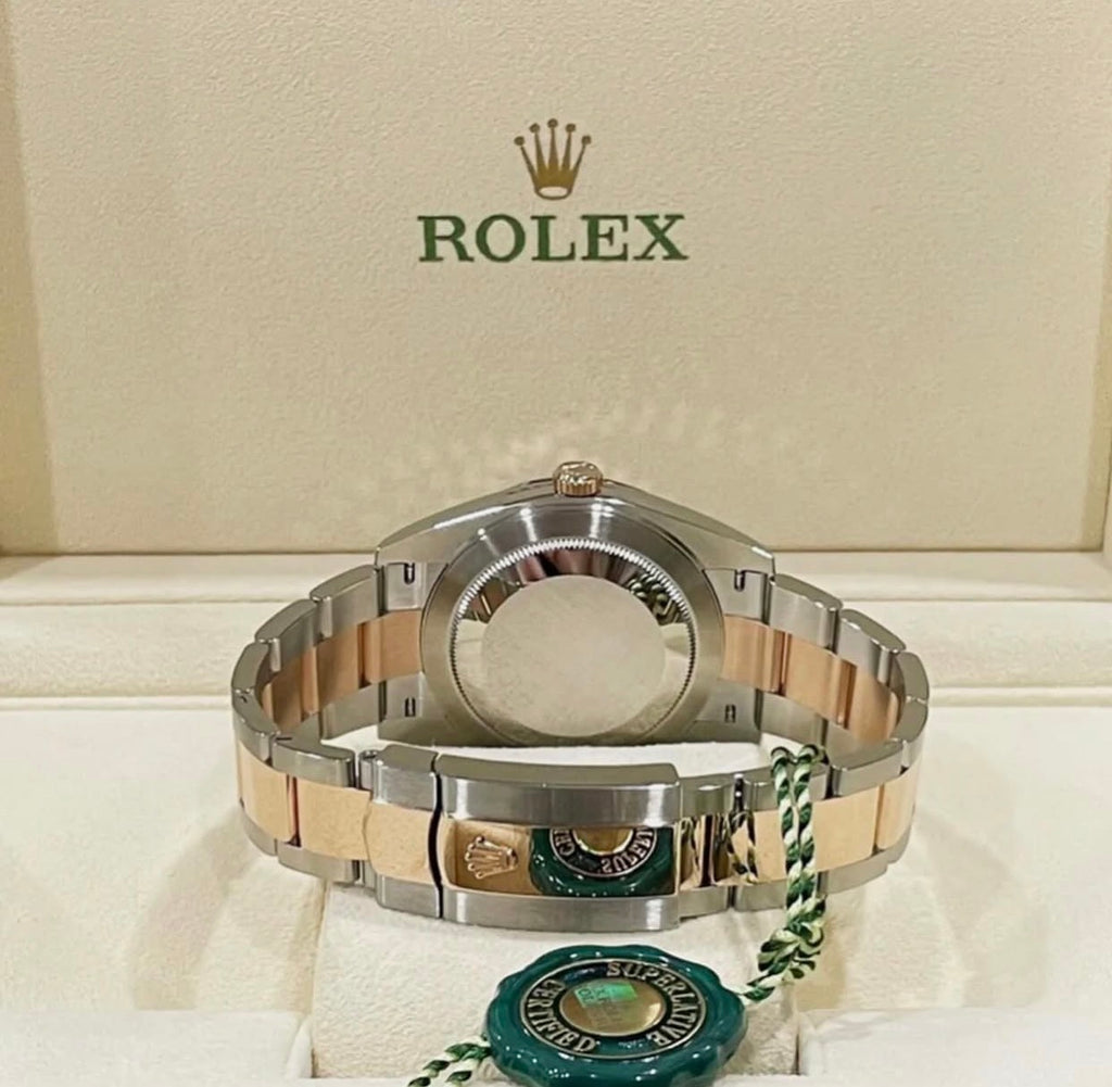 ROLEX DATEJUST OYSTER CHOCOLATE ROSE' GOLD