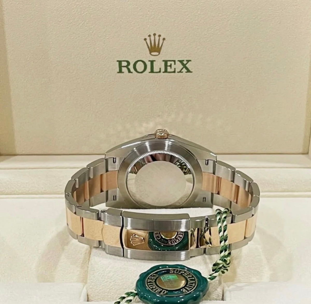 ROLEX DATEJUST OYSTER CHOCOLATE ROSE' GOLD