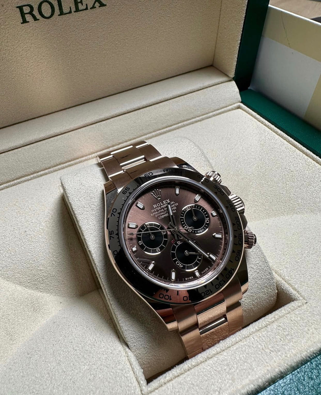 ROLEX DAYTONA EVEROSE GOLD CHOCOLATE
