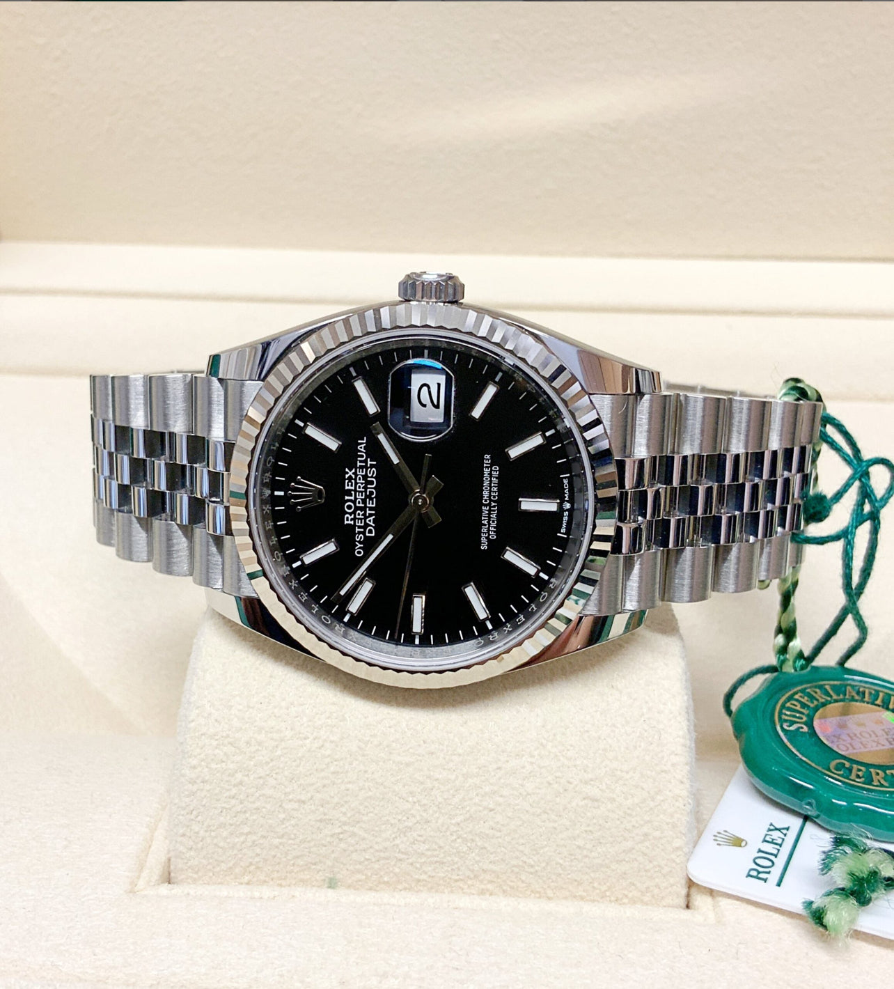 ROLEX DATEJUST JUBILÈE BLACK