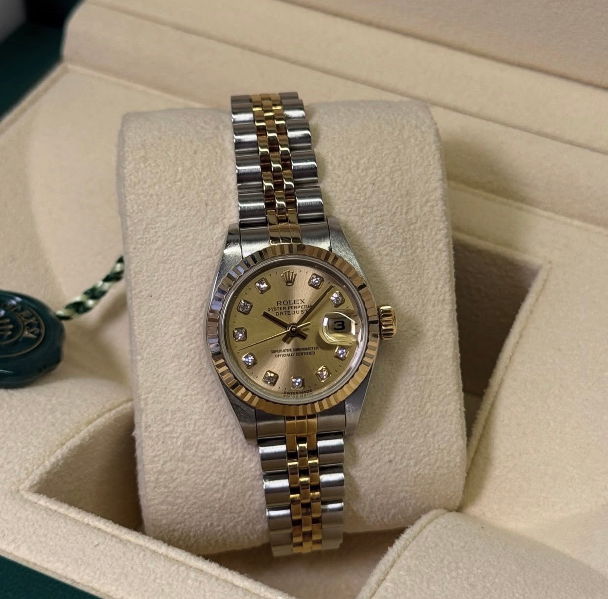ROLEX DATEJUST JUBILÈE GOLD DIAMOND 31MM