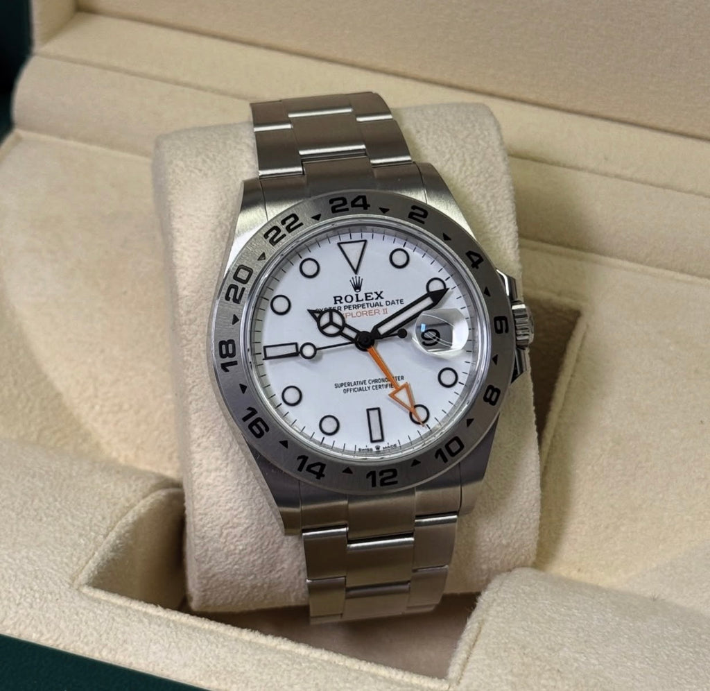ROLEX EXPLORER II DATE WHITE