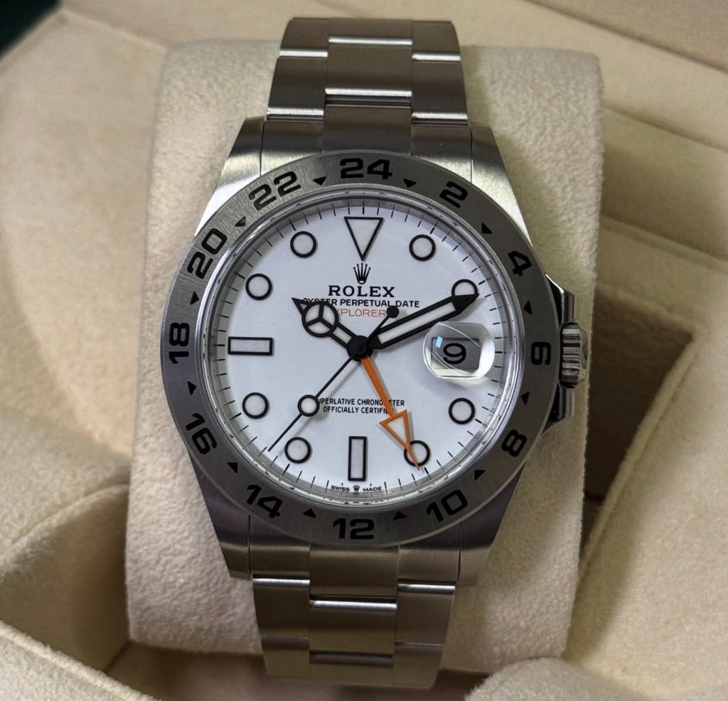 ROLEX EXPLORER II DATE WHITE