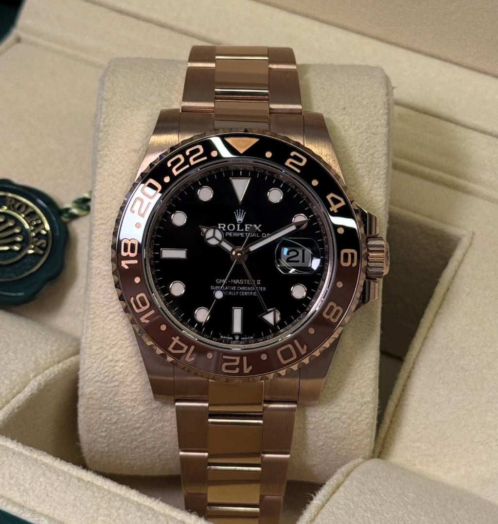 ROLEX GMT MASTER II "ROOT-BEER" ROSE'