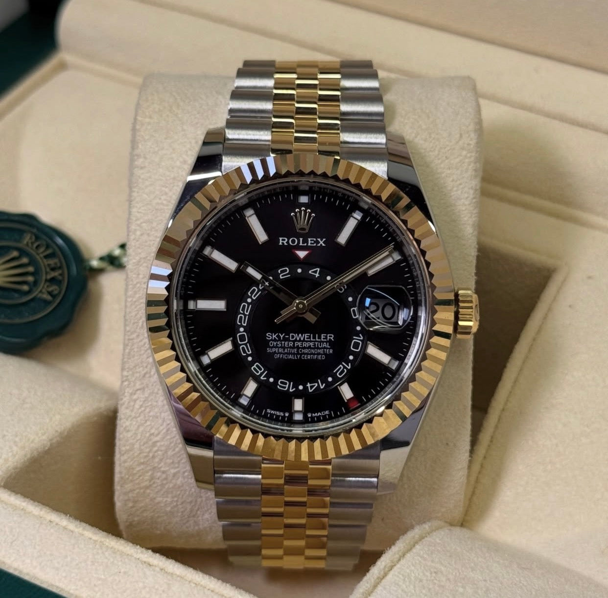 ROLEX SKY-DWELLER ORO & ACCIAO