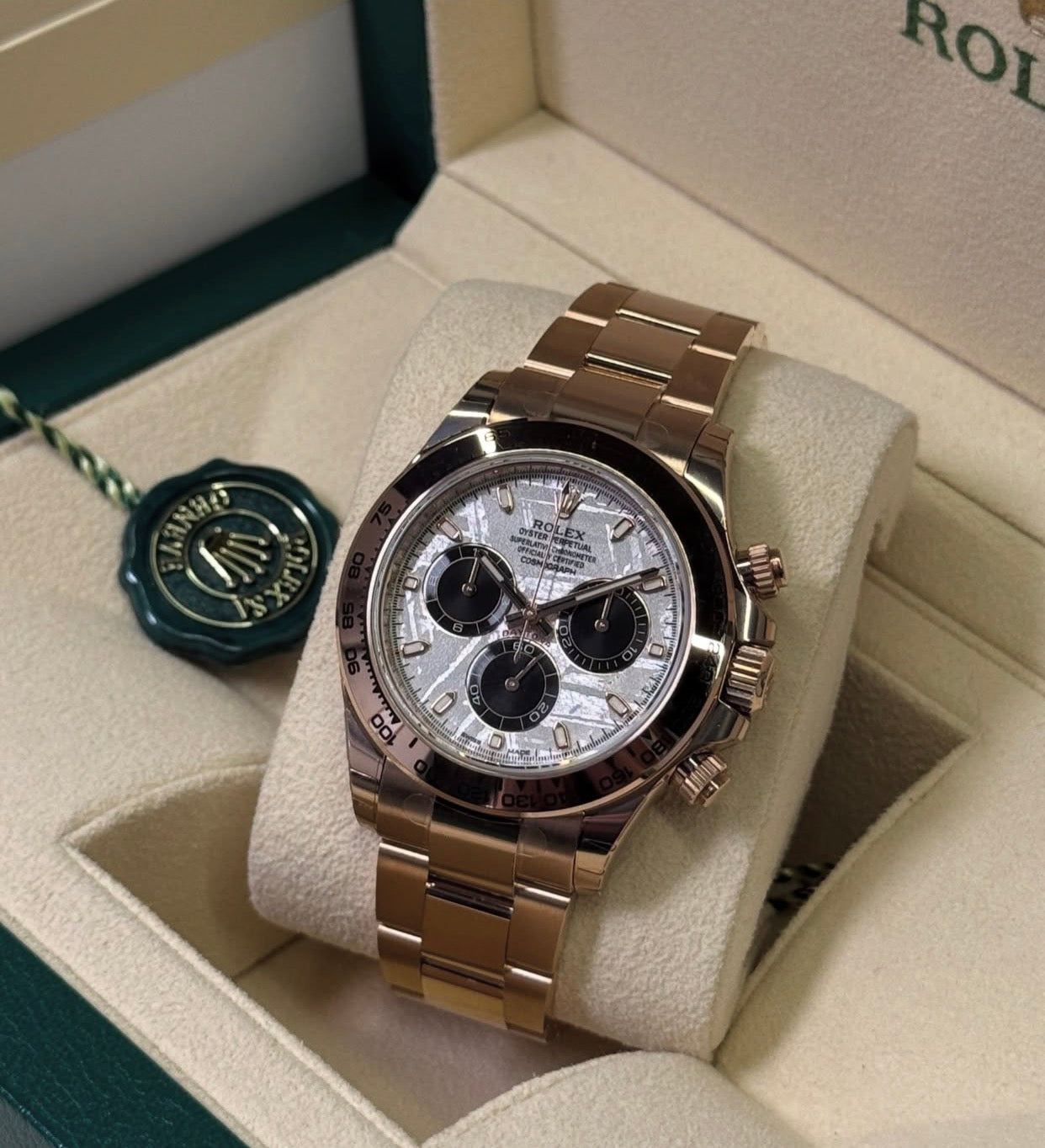 ROLEX DAYTONA GOLD "METEORITE"