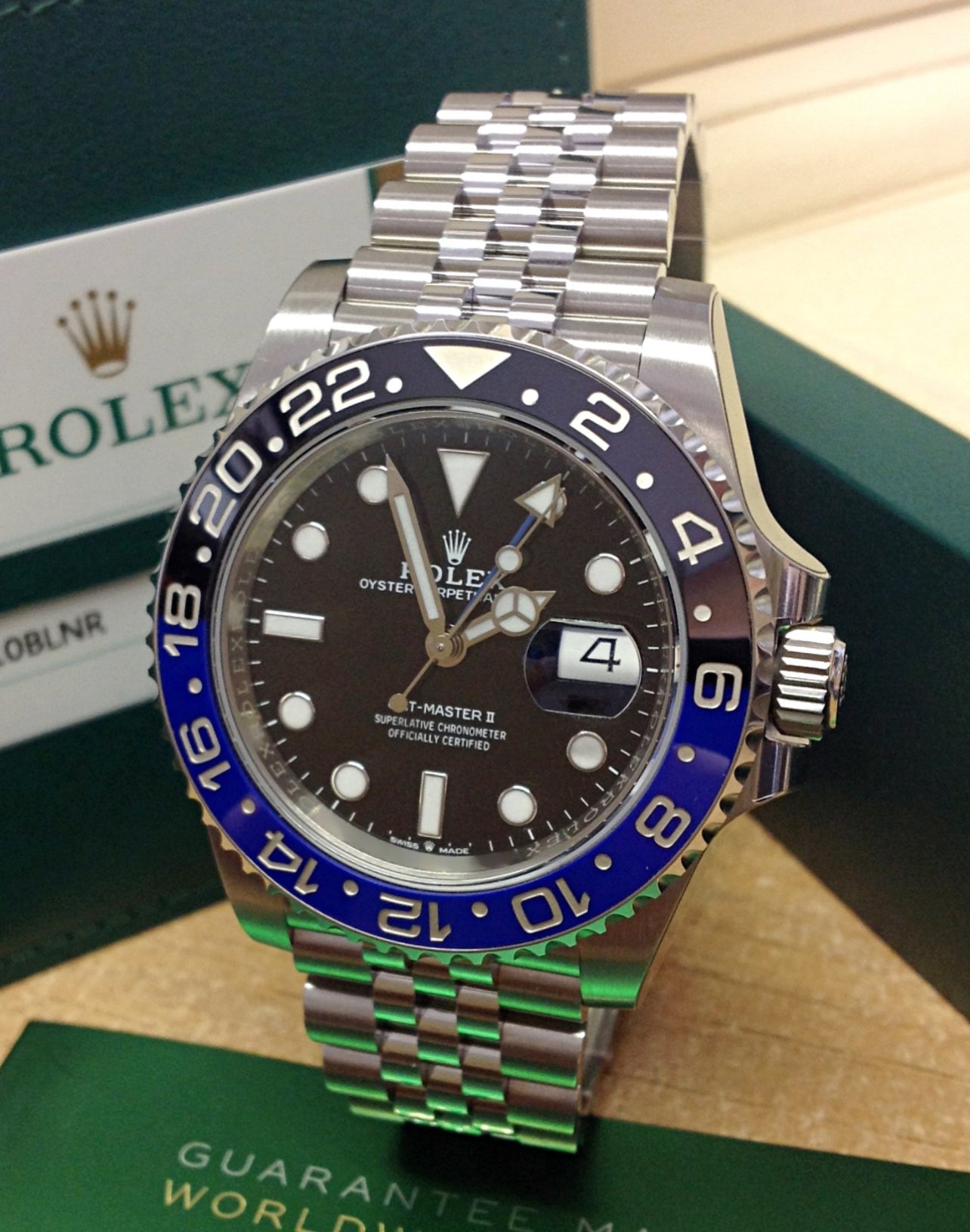 ROLEX GMT MASTER II BATMAN JUBILÈE