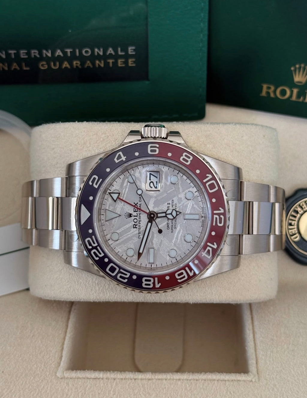 ROLEX GMT MASTER II PEPSI METEORITE