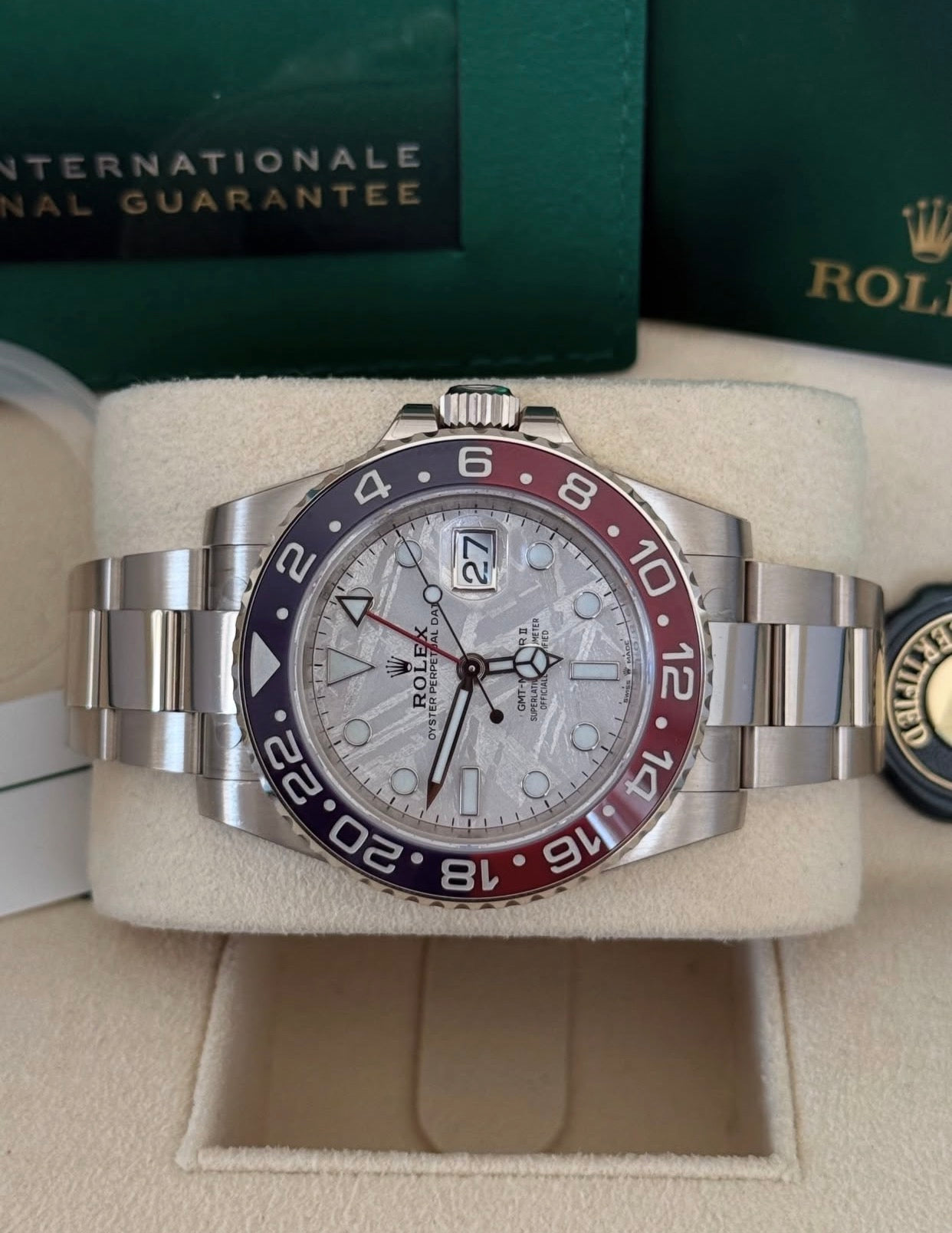 ROLEX GMT MASTER II PEPSI METEORITE