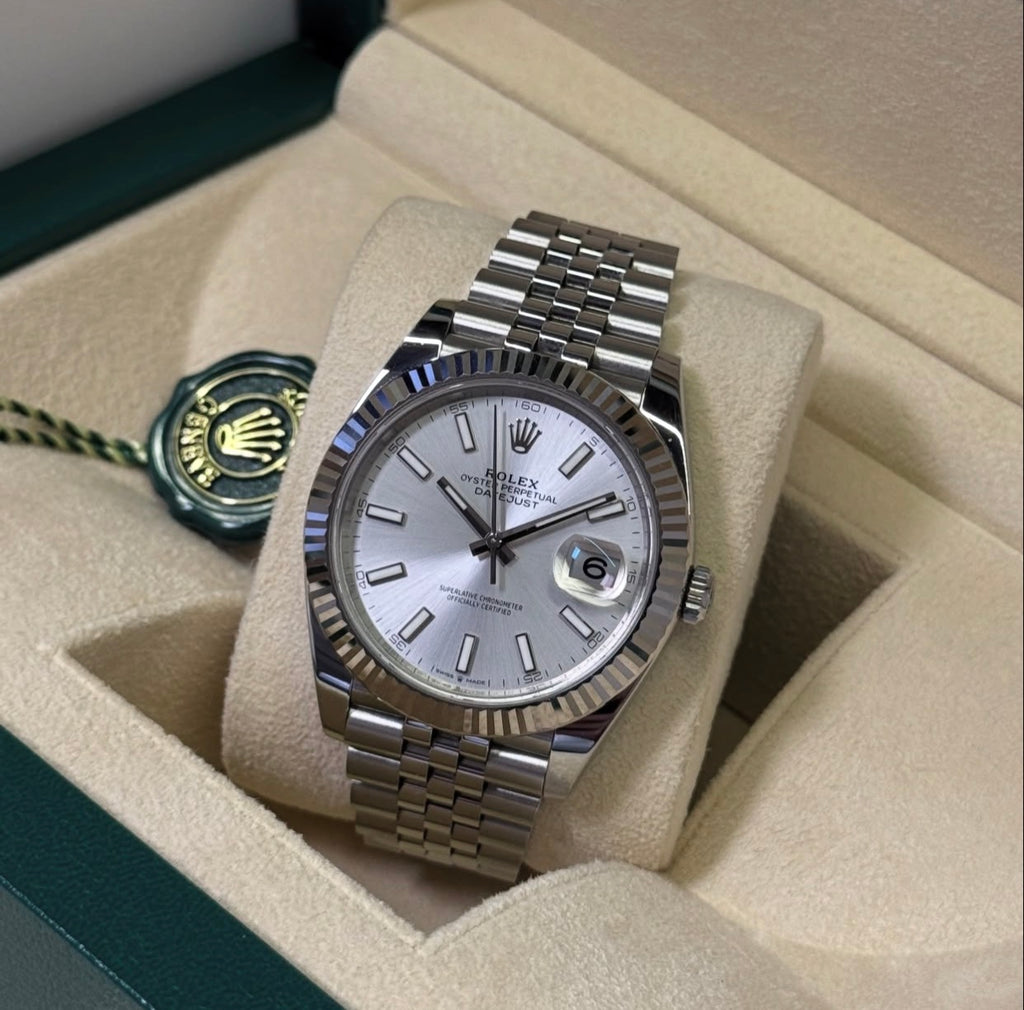 ROLEX DATEJUST JUBILÉE SILVER DIAL