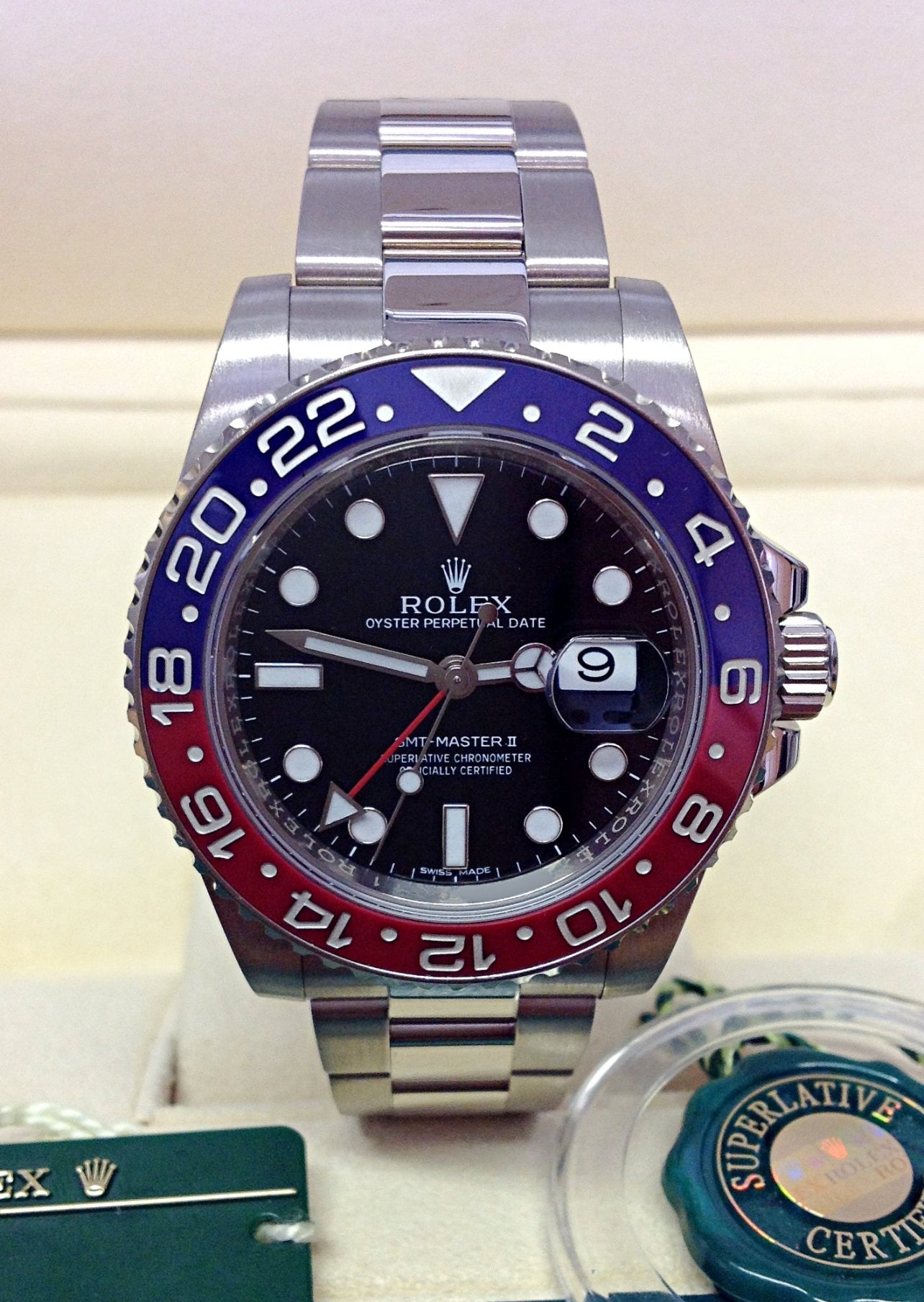ROLEX GMT MASTER II PEPSI