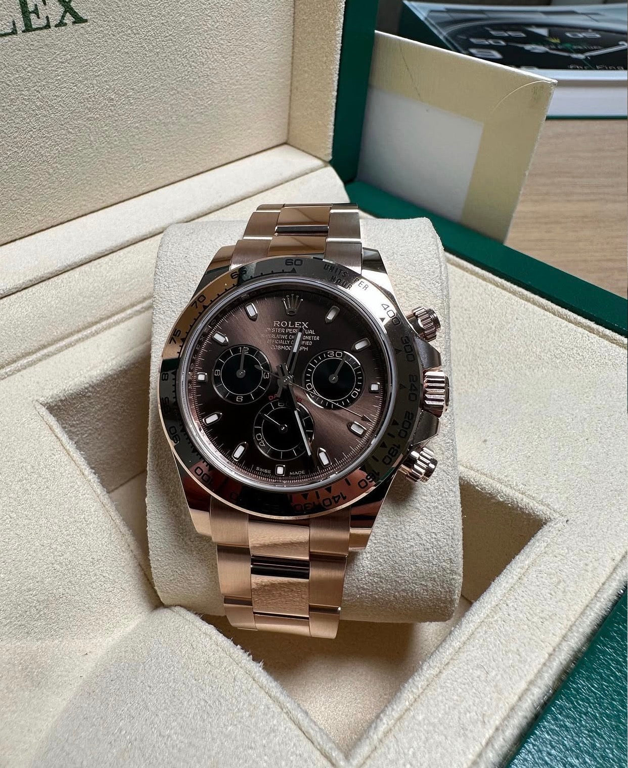 ROLEX DAYTONA EVEROSE GOLD CHOCOLATE