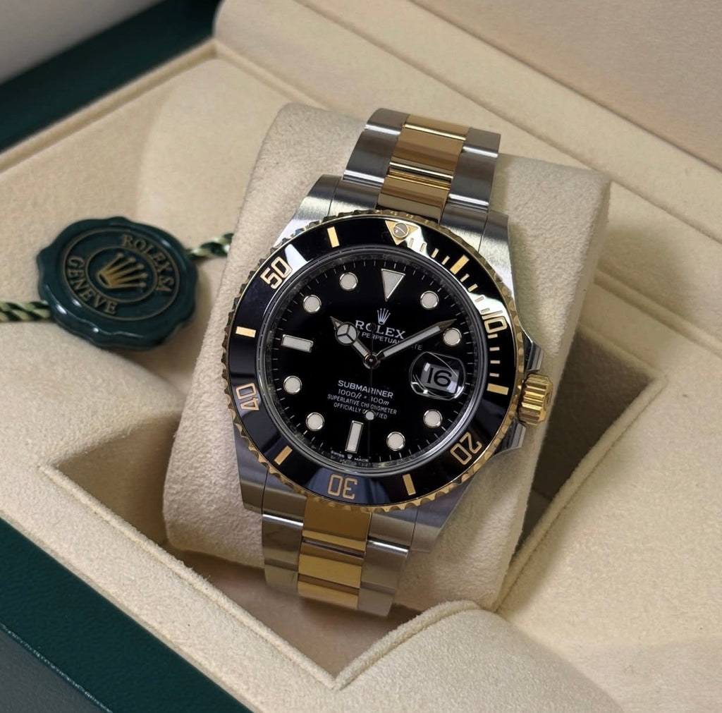 ROLEX SUBMARINER GOLD & BLACK