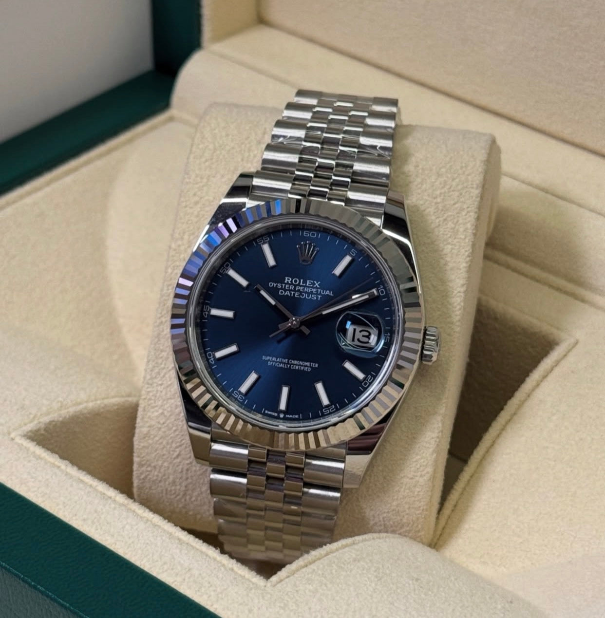 ROLEX DATEJUST JUBILEE OCEAN BLUE