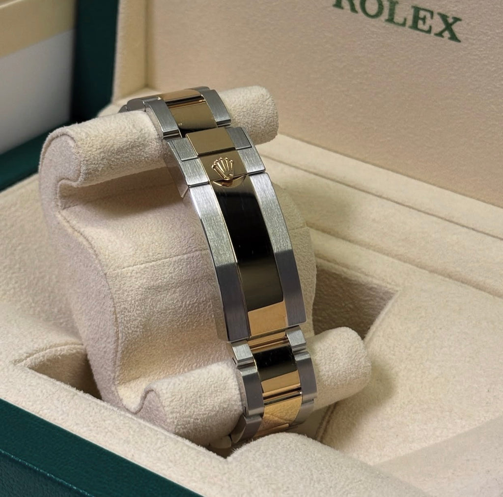 ROLEX SUBMARINER DATE ORO & BLUE