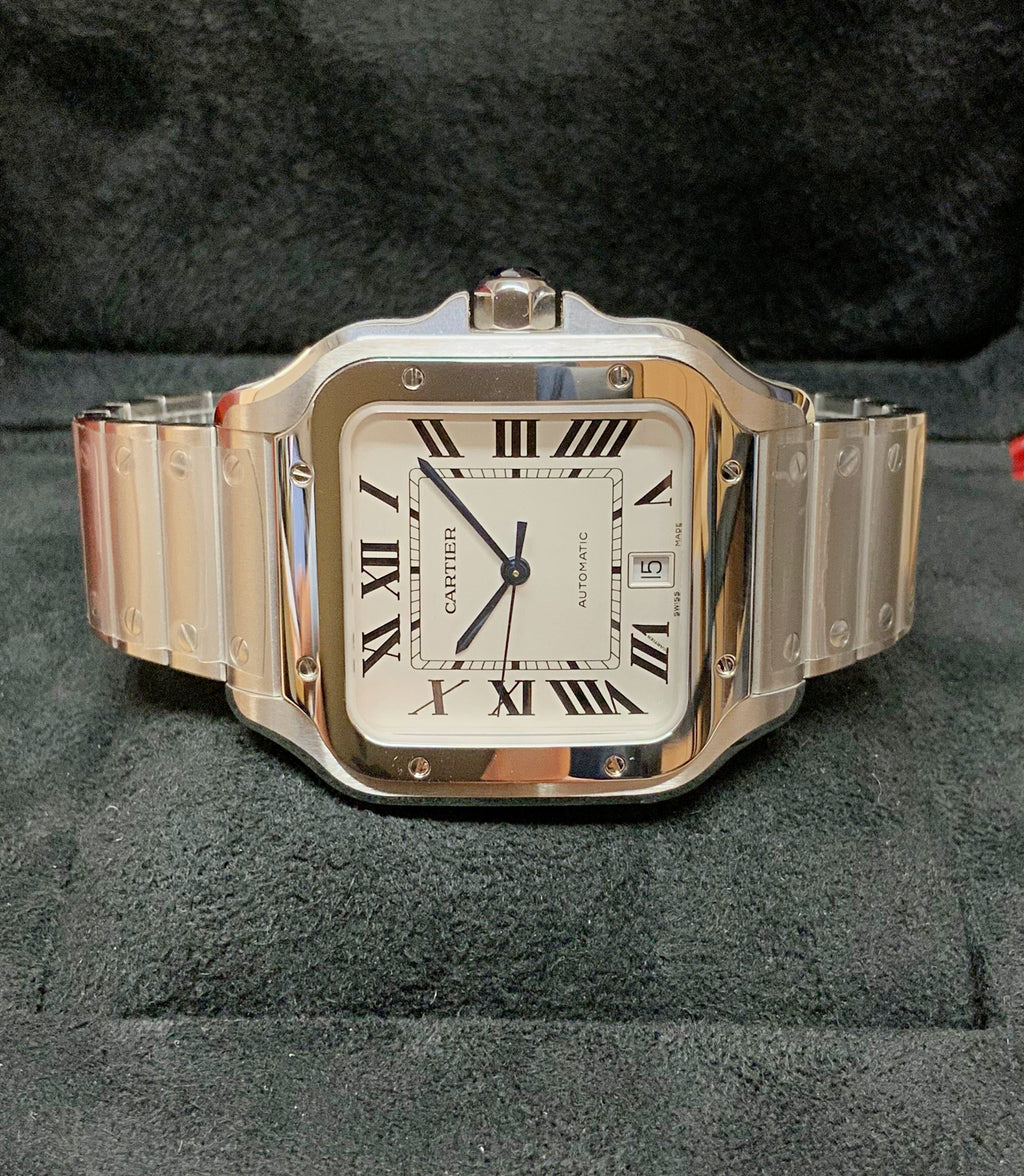 CARTIER SANTOS WHITE DIAL