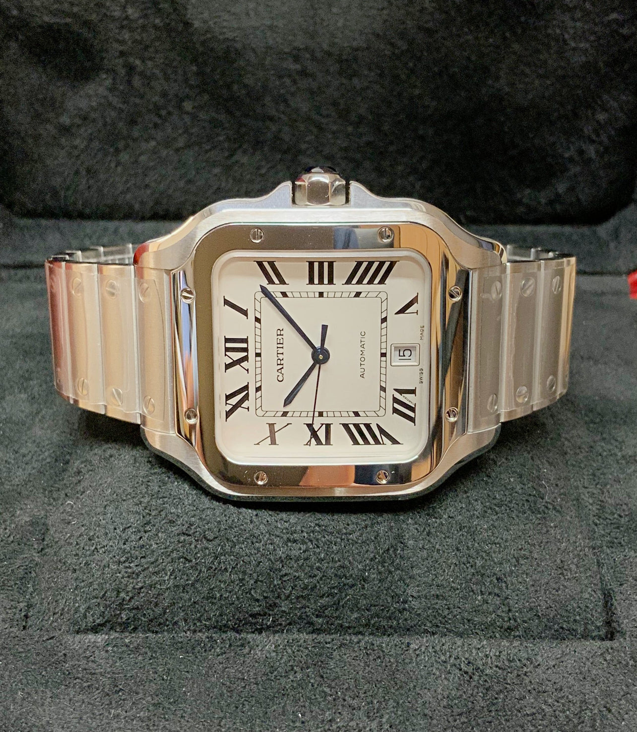 CARTIER SANTOS WHITE DIAL