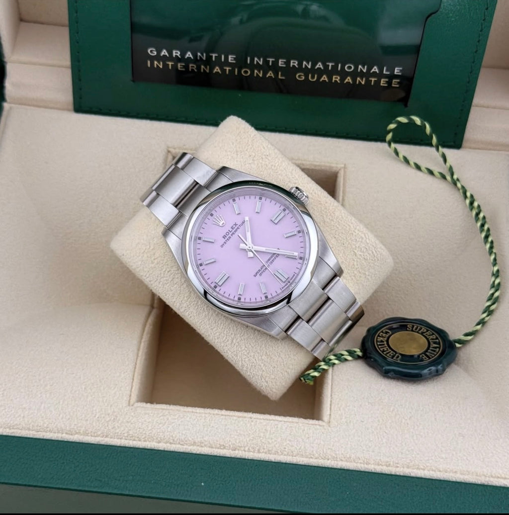 ROLEX OYSTER PERPETUAL PINK