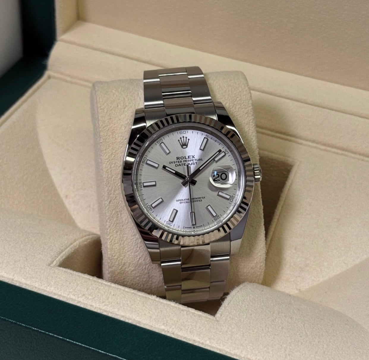 ROLEX DATEJUST OYSTER SILVER