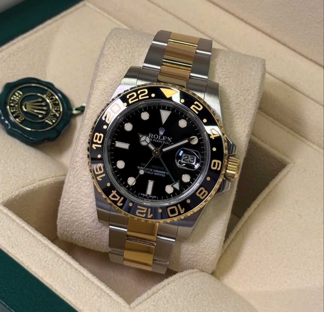 ROLEX GMT-MASTER II OYSTER ORO ACCIAIO