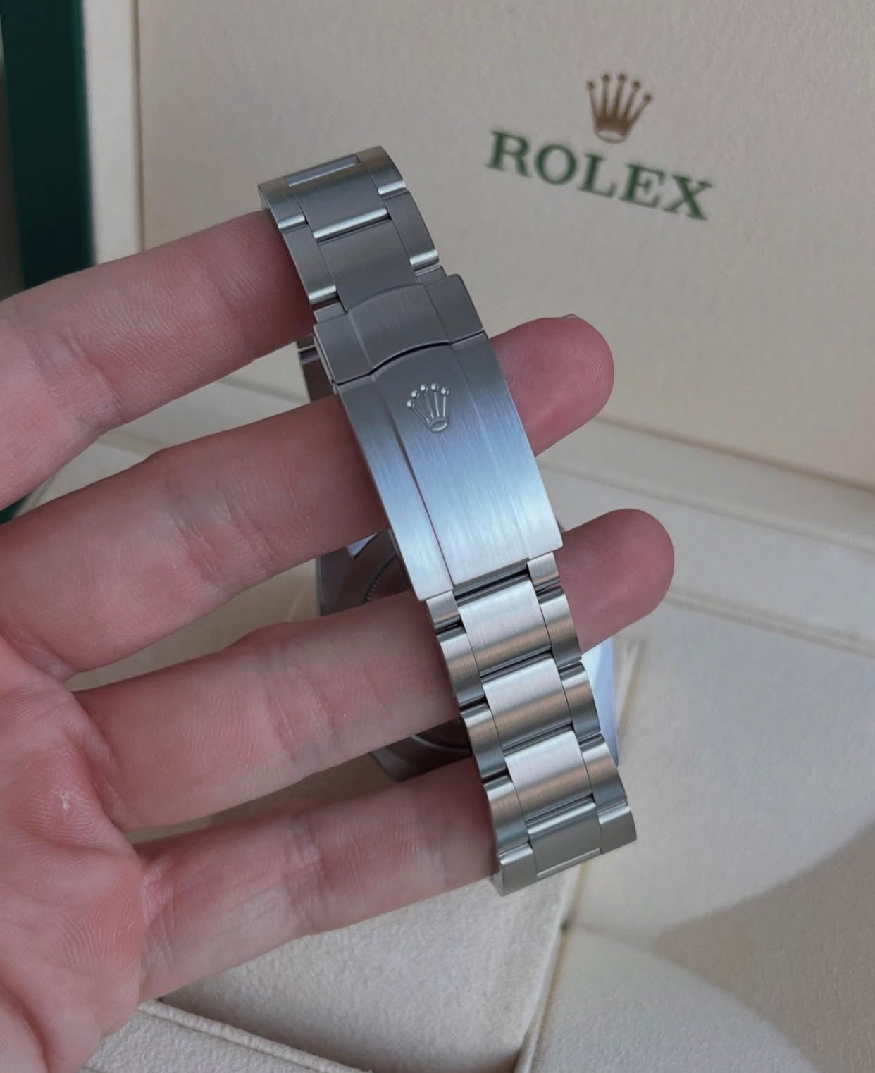 ROLEX OYSTER PERPETUAL GREEN