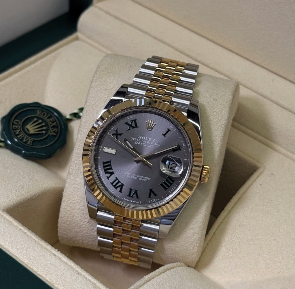 ROLEX DATEJUST JUBILÈE WIMBLEDON "TWO TONE"