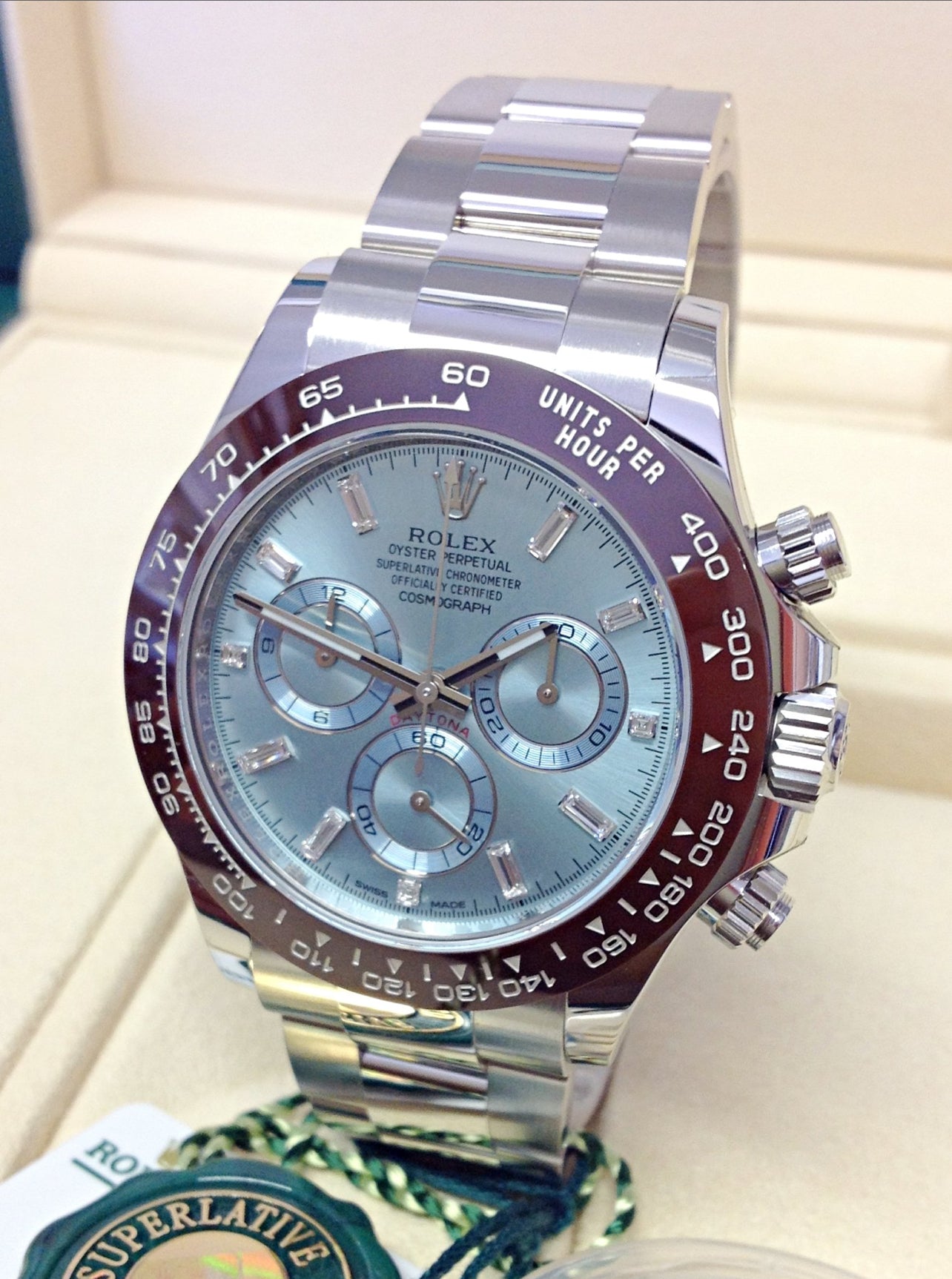 ROLEX DAYTONA PLATINUM “ICE BLUE”